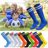 1 Pair Sports Football Socks Non-slip Grip Football Socks Children Outdoor Running Fitness Socks