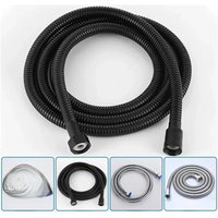 Extendable Garden Hose Extension Shower SUS304 Pipe Water Black Flexible 1.5/2M Bathroom Pull New Pipes Hoses Watering Fittings