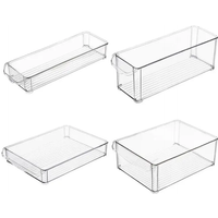 High Quality New Slide Kitchen Fridge Freezer Space Saver Organizer Refrigerator Storage Rack Shelf Holder Drawer