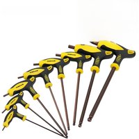 AliExpress riderace T25 2.5/3/4/5/6/8/10mm Bike Hex Key Allen Wrench T-Shaped Extended Plastic Handle With Double Ends Multifunctional Hand Tool