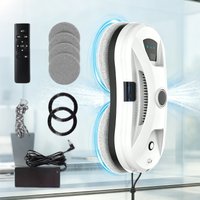 5600Pa Ultra Cienki Inteligentny Automatyczny Robot do Czyszczenia Okien z Mocną Adsorpcją, Elektryczna Maszyna do Mycia Szkła, Sterowanie Pilotem, Sprzęt do Czyszczenia Okien w Domu, na Zewnątrz i w