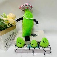 TreasuringU New 31cm Secret Staycation Plush Toys Edamame Family Dolls Kids Plant Stuffed Plushie Toy Birthday Gifts