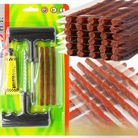 AliExpress Car Tire Repair Tool Kit with Rubber Strips Tubeless Tyre Puncture Studding Plug Set Motorcycle Bike Truck Repair Accessories