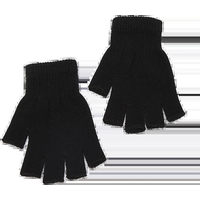 AliExpress MKSANFPN 1pair Black Short Half Finger Fingerless Knit Wrist Glove Winter Warm Stretch Work Gloves for Women and Men Cycling Accessories