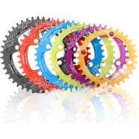 AliExpress RISK SNAIL Chainring 104BCD Road MTB Mountain Bike Single Round Narrow Wide Chain Ring Chainwheel 32T 34T 36T 38T 40T 42T