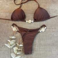Push Up Sexy Micro Bikini 2025 Women Swimsuit Halter Swimwear Thong Bikinis Set Brazilian Beach Wear Bathing Suit Biquini Female