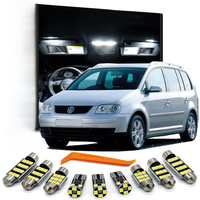 ZITWO 13Pcs LED Interior Dome Reading Light Bulb Kit For VW Volkswagen Touran 1T 1T1 1T2 2003 2004 2005 2006 2007 2008 2009 2010