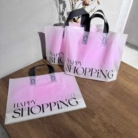 10pcs Creative Plastic Shopping Bags, Reusable Handheld Pouches for Party Favors, Holiday Gifts, Graduation, Birthday & Wedding