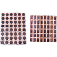 AliExpress 48pcs Rubber Puncture Repair Patches for Bicycle Tires - No Glue Tire Tube Patch Kit for Inner Tube Repairs