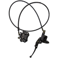 AliExpress NONE Left Hand Rear Handle Bar 150cm Lever Hydraulic Disc Brake 158mm Fit For ATV Electric Quad Bike Go Kart Buggy Scooter Parts