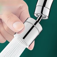720° Universal Rotation Faucet Extender Dual Mode Sprayer Head Kitchen Robot Arm Extension Taps Bathroom Swivel Faucet