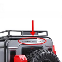 Metal LOGO Sticker For 1/10 TRAXXAS TRX4 TRX-4 Defender LAND ROVER D90 D110 Rc Crawler Cars RC Cars Decorative Accessories