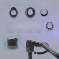 AliExpress syncros For SL8 Handlebar Perfectly Convert Conventional Round Head Tube Frames Road Bike Cockpit Handlebar Adapter Spacers Accessori