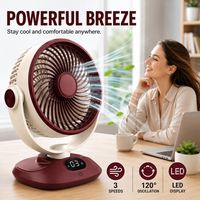 Personal Cooling Fan Rechargeable Battery Operated Fan Outdoor Cordless Fans Desk Air Circulator Fan Camping Fans