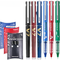 1pcs Pilot Gel Pen Refillable V5/V7 Office Accessories 0.5/0.7mm Red Blue Black School Stationery Japanese Art Supplies