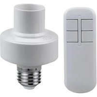 Wireless Remote Control Lamp Holder Timer Switch LED Light Bulb Socket E27 Long Distance 110V 220V for Downlight Pendant Pendant