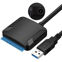 High Quality USB 3.0 to SATA Adapter Converter Cable 5Gbps for 2.5 3.5 Laptop Hard Disk Drive SATA HDD SDD DVD CD-ROM DVD-ROM