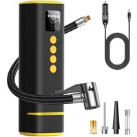 AliExpress CARSUN Car Tire Air Pump 12V 150PSI Air Compressor Portable Wired Inflator For Car Motorcycle Bicycle with Extended Power Cord 