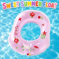 1PC Underarm Swim Trainer Float Ring Inflatable Pool Safety Support Comfortable Fit PVC Smooth Edge Water Float Toy