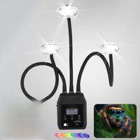 FOMITO Three Head Macro Flash Built in 2000mAh Lithium Battery Type-C Charging Suitable for Photography of Plants/Insects, etc