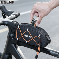 AliExpress ESLNF Bicycle Bag Rainproof Bike Top Tube Package Reflective Bag Front Frame Storage Large Capacity MTB Road Cycling Panniers