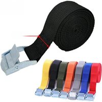 3M 6M Car Tension Rope Tie Down Strap Strong Ratchet Belt For Luggage Bag Metal Buckle Cargo Straps For Motorcycle Bike 1pcs