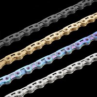 AliExpress ZOAO sumc speed bike chain crescent chain road bike mountain bike chain 126 links ultra light bike chain for SRAM