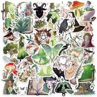 10/30/50PCS Kawaii Forest Witch Decoration Scrapbooking PVC Sticker Aesthetic Korean Laptop Stationery School Supplies for Kids