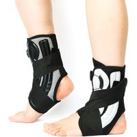 1PCS Adjustable Knob Ankle Support Brace for Plantar Fasciitis and Tendonitis Semi-rigid Adjustable System Ankle Stabilizer