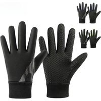 AliExpress nofoxo NOFOXO Winter Kids Warm Gloves Water-resistant Sports Gloves Thick Plush Lining Cold Weather Childrens Cycling Gloves Boys Girls