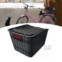 AliExpress perfeclan Rear Bike Basket Large Capacity Convenient Stylish Detachable Luggage Storage for Cycling Travel Road Bike Shopping Folding Bike