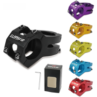 AliExpress wake Wake Mountain Road Bike Bicycle Accessories Stem Handlebar Short Downhill Stem 31.8mm Aluminum Alloy for MTB BMX Cycling