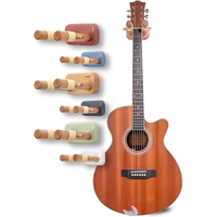 Guitar Hanger Stand Wooden Musical Instrument Hanger Wall Installation Easy Installation Full Set of Installation Accessories