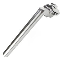AliExpress NONE Bicycle Seatpost 27.2mm Aluminium Alloy Seat Post with Adjust Clamp for MTB Mountain Bike Road Track 27.2X300mm,Silver