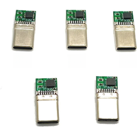 1PCS USB Type-C PD/QC Male Plug Decoy Board Fast Charge PCB 9V 12V 15V 20V module PD 2 3.0 DC trigger cable QC4 charge connector