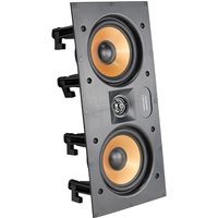 STUDIOFINIX 5.25 Inch 2-Way in-Wall Speakers 160W Dual Woofers Flush Mount Home Stereo Speaker for Home Theater Living Room Offi