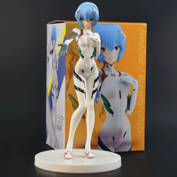 Bandai 18CM 2025 New Anime EVA Ayanami Rei Short hair Kawaii Figure PVC Model Toys Doll Collect Ornaments Gifts