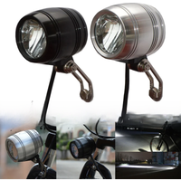 AliExpress Vecligt Bike Front Head Light For Hub Dynamo With Rearlight Cable Compact Bright Taillight MTB Road Headlight Bicycle Accessories