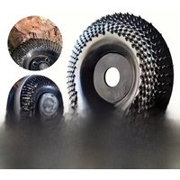 1Pc 4Inch Wood Grinder Wheel Disc, Wood Shaping Wheel, Grinding Wheel Carving Abrasive Disc for Woodworking Grinders