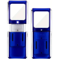 Portable LED Magnifier Mini Night Light Lighting Jeweler Microscope Newspaper Book Reading Magnifier