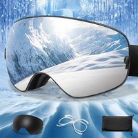 AliExpress NONE Men Women Outdoor Sports Ski goggles Anti-fog Snowboarding Snowmobile Glasses UV400 Charngeable Lens Teen Charistmas Cycling
