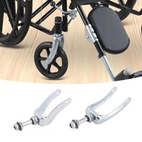 AliExpress Steel Wheelchair Fork 6/7 Inch Wear-resistant Front Wheel Bracket with Bearing Wheelchair Front Wheel Support