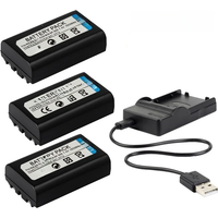 EN-EL1 ENEL1 EN EL1 1650mah Battery and Charger for Nikon E880 CoolPix 4300 5400 8700 500 775 880 885 990 995 Bateria