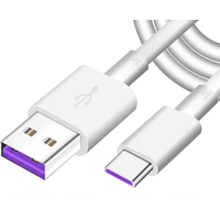 For Huawei USB 5A Type C Cable P30 P20 Pro lite Mate20 10 Pro P10 Plus lite USB 3.1 Type-C Supercharge Super Charger Cable