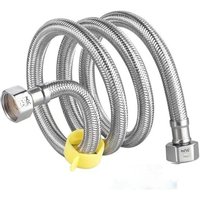 50/80cm 1/2 Inch Explosion Proof Pipe Hose Braided Flexible Faucet Water Pipe for Kitchen Bathroom Toilet Pipe