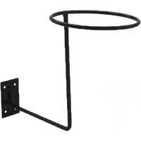 AliExpress Motorcycle Helmet Metal Wall Mounted Hat Rack Screw Black Paint Baking Rack Bicycle Display Holder Moto Equipments Accessories