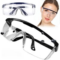 AliExpress 2Pcs Anti-Splash Work Safety Glasses Eye Protecting Lab Goggles Protective Industrial Wind Dust Proof Goggles Cycling Glasses