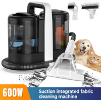 600W Hochleistungs-Fleckenreiniger 15KPa Handstaubsauger für Sofa und Vorhänge Sprüh- und Saugfunktion Integrierte Reinigungsmaschine 220V