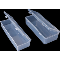Rectangular Plastic Clear Storage Box Jewelry Container Case Bead Organizer Case