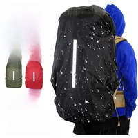 AliExpress NONE New Reflective Waterproof Backpack Rain Cover 20L-100L Outdoor Night Cycling Safety Light Raincover Case Bag Camping Hiking